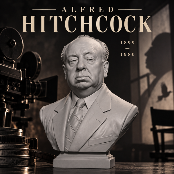 Alfred Hitchcock – Busto da Collezione | Maestro del Brivido