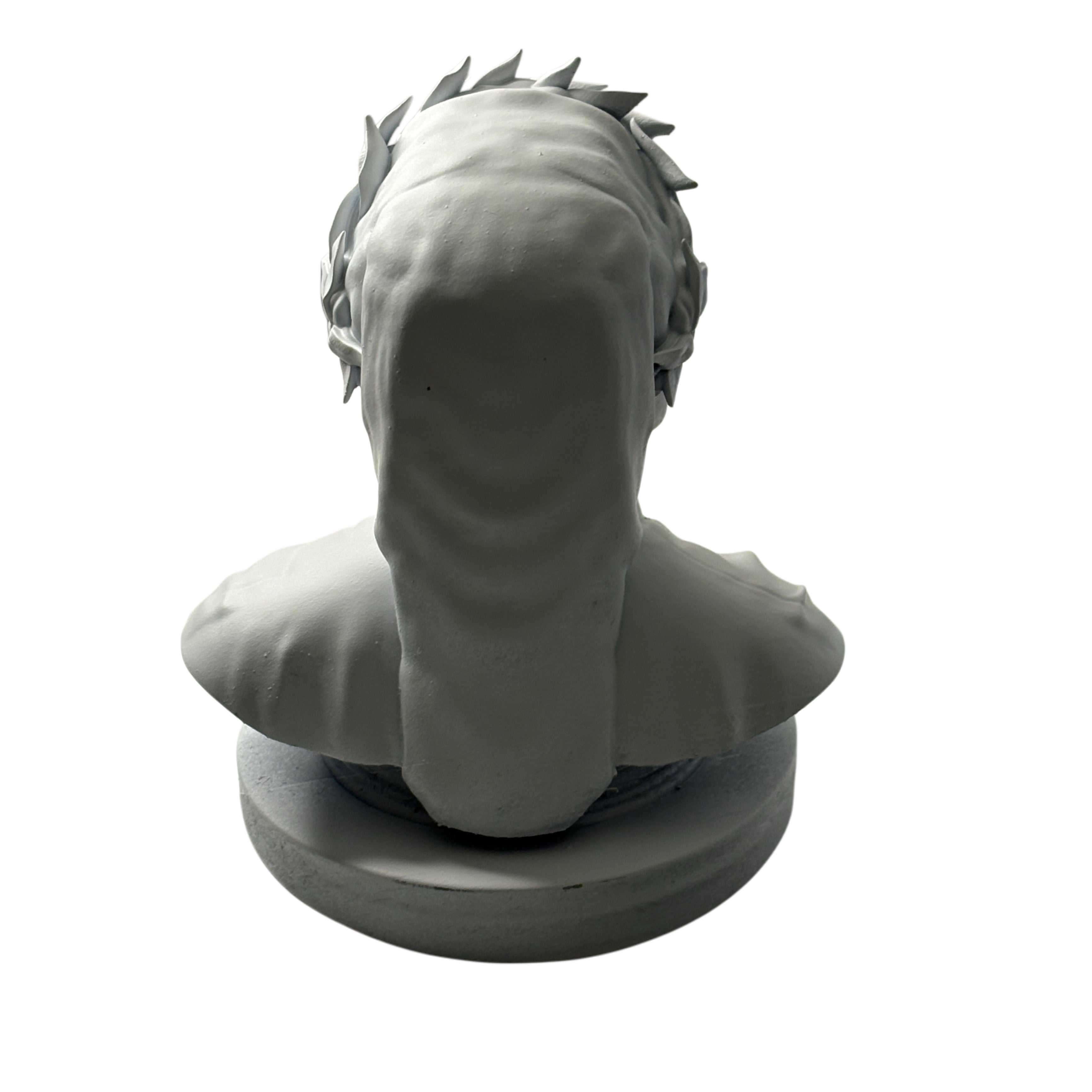 Busto Dante Alighieri – Finitura Primer Grigio in Resina
