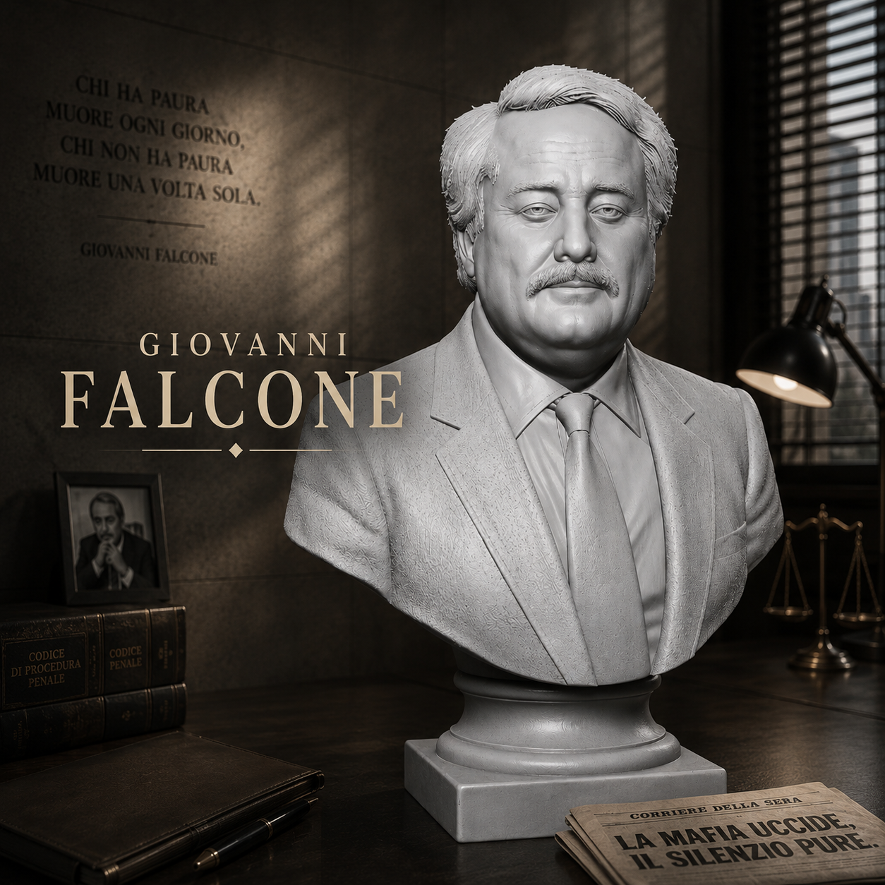 Busto Giovanni Falcone