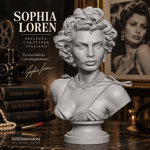 Busto Sophia Loren – Bellezza e Carattere Italiano