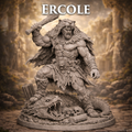 Herkules, Monsterzerstörer – Graue Resin-Miniatur Prime zum Sammeln ⚔️🦁