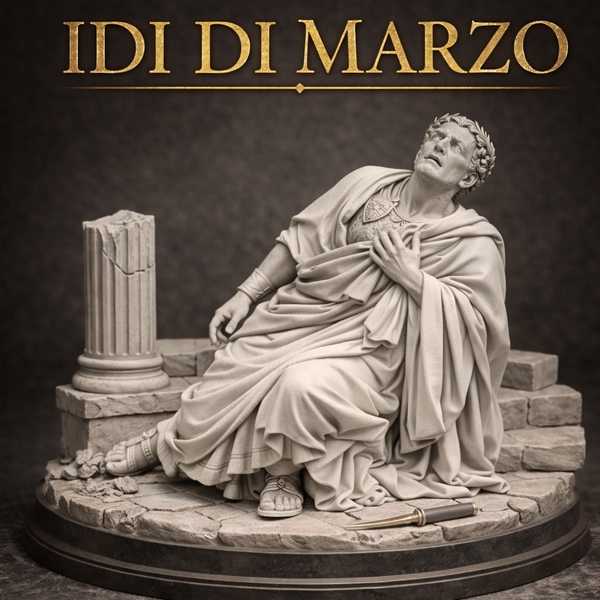 IDI DI MARZO – La caduta di Cesare | Diorama in resina