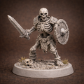 Scheletro Guerriero – Miniatura Fantasy in Resina