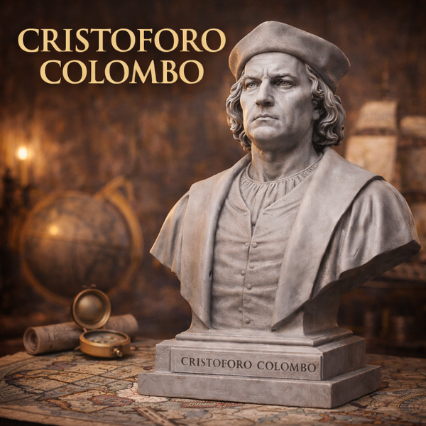 Busto Cristoforo Colombo in Resina – Alta Definizione