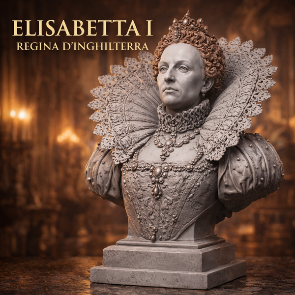 Busto Regina Elisabetta in Resina – Alta Definizione