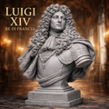 Resin Bust King Louis XIV – High Definition