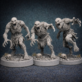 Set Ghoul Ferali (x3) – Miniature Fantasy in Resina