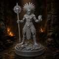 Dio Azteco – Miniatura Mitologica in Resina