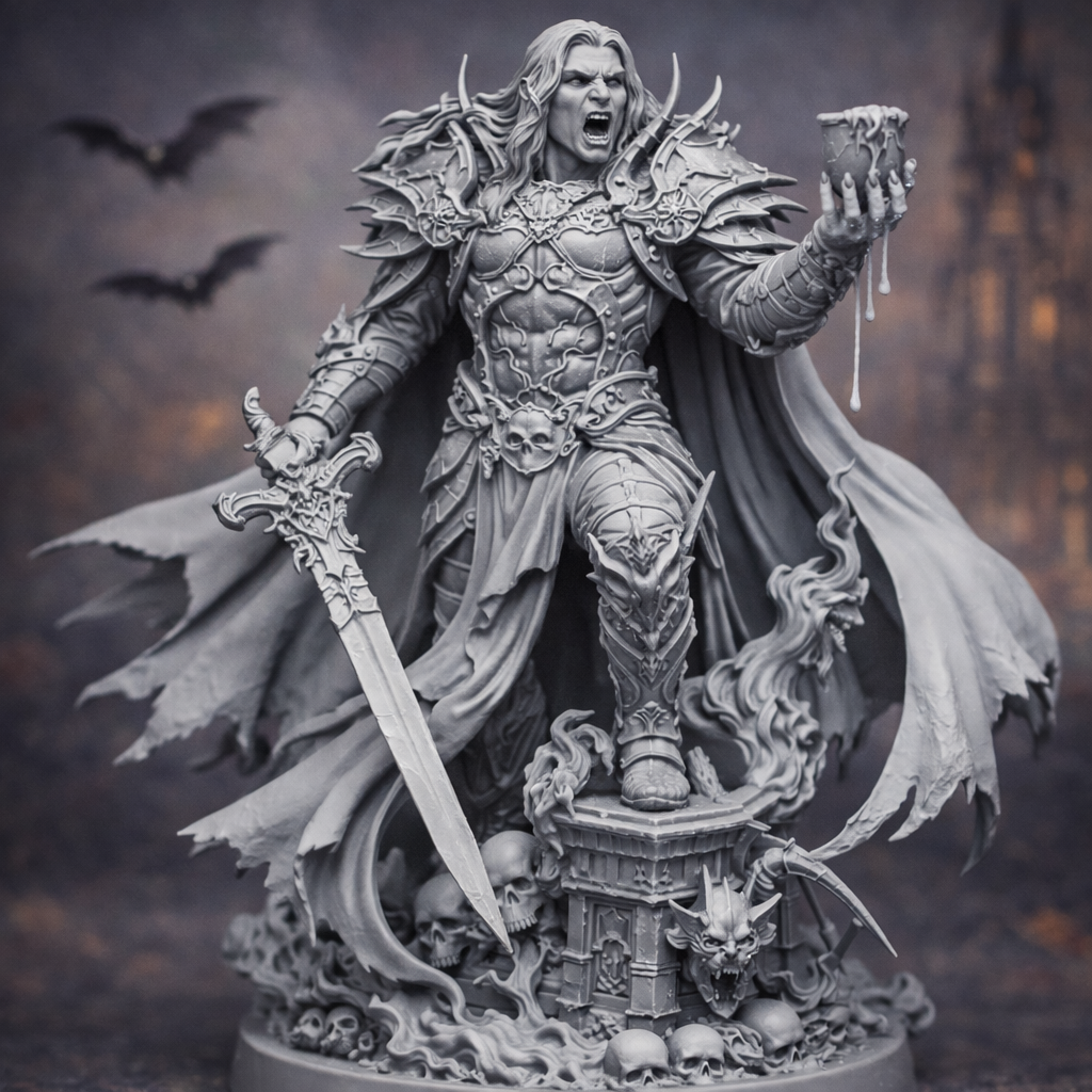 Vampiro Lord – Miniatura Fantasy in Resina