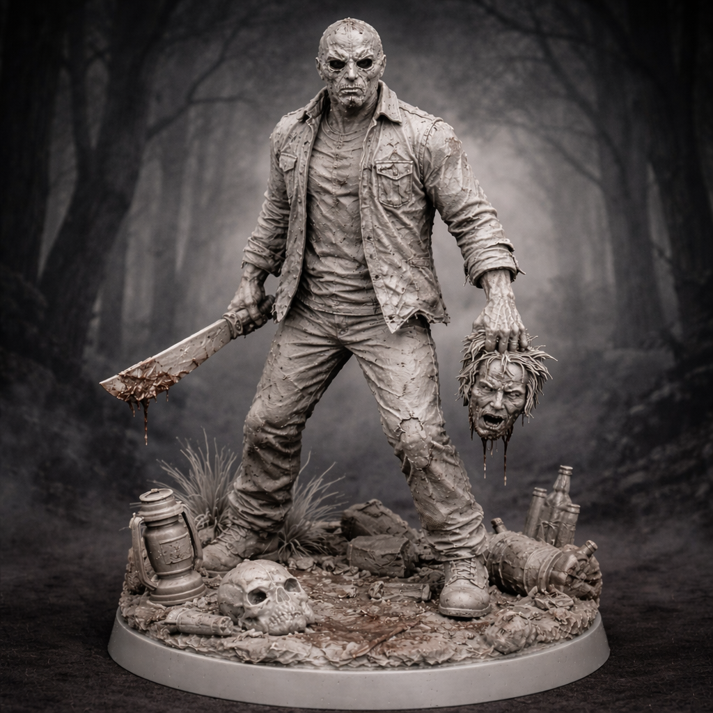 Killer della Foresta – Miniatura Horror in Resina