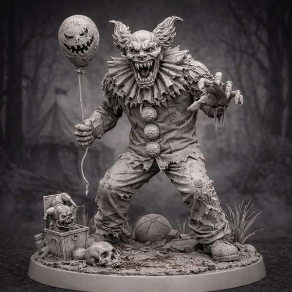 🎈 Clown Maledetto – Miniatura Horror in Resina