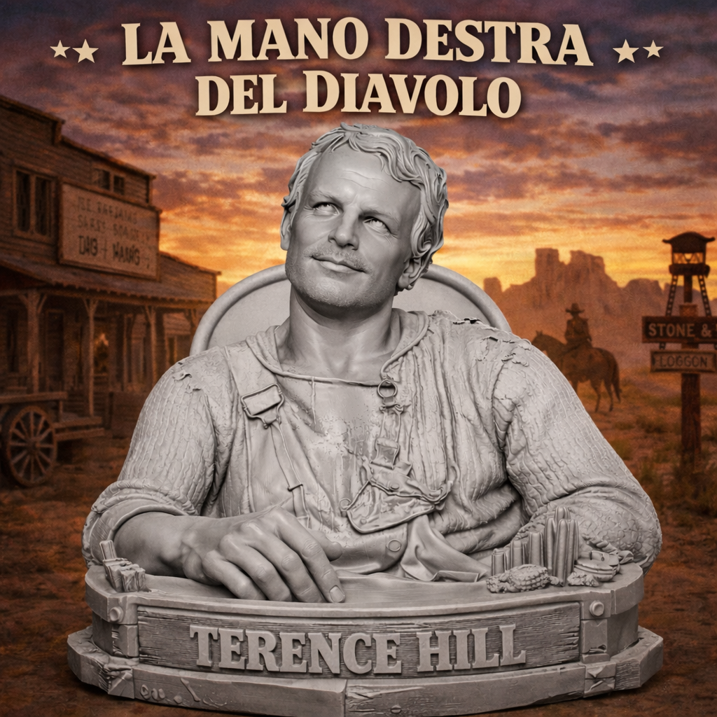 Terence Hill – Busto in Resina Collezione Spaghetti Western