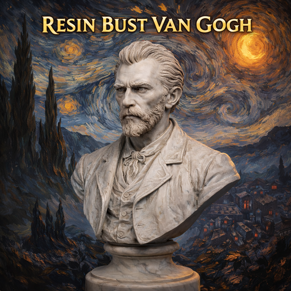 VAN GOGH – Scolpito per te in Resina o PLA Effetto Marmo