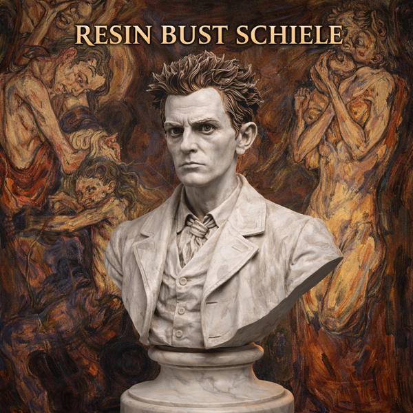 SCHIELE – Scolpito per te in Resina o PLA Effetto Marmo