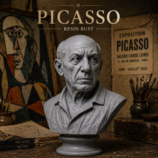 Pablo Picasso – Scolpito per te in Resina o PLA Effetto Marmo