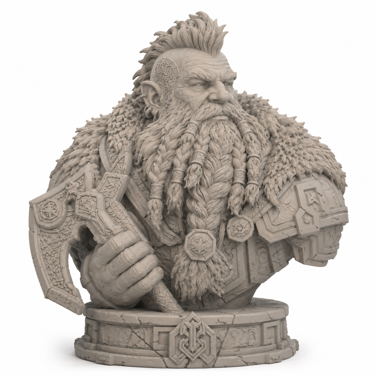 Nano Epico – Busto Fantasy Ultra Dettagliato in Resina