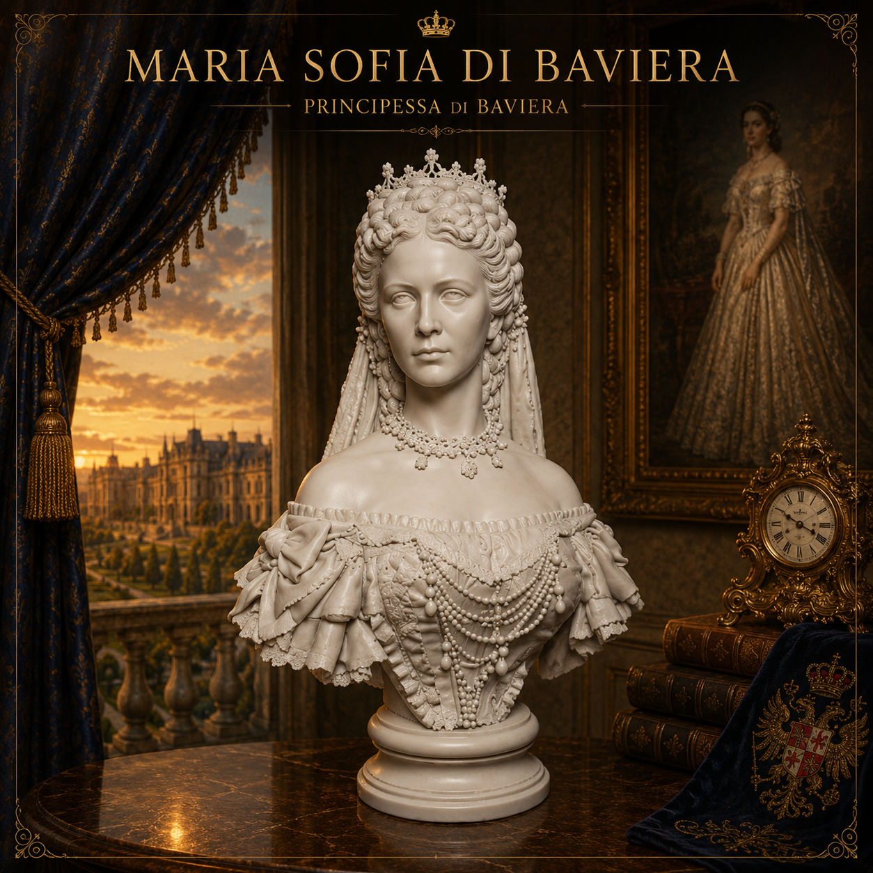 Maria Sofia di Baviera – Busto Storico