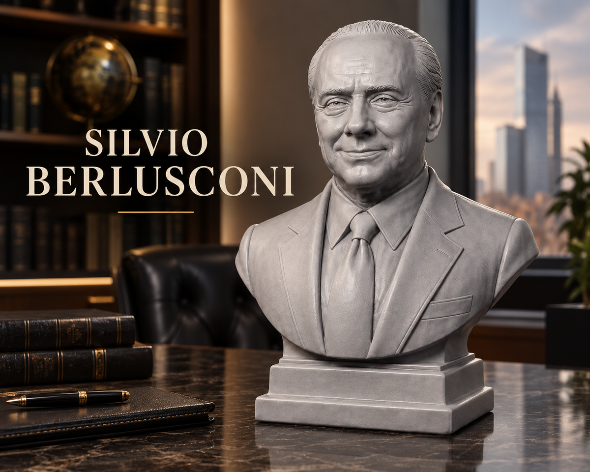Busto Silvio Berlusconi