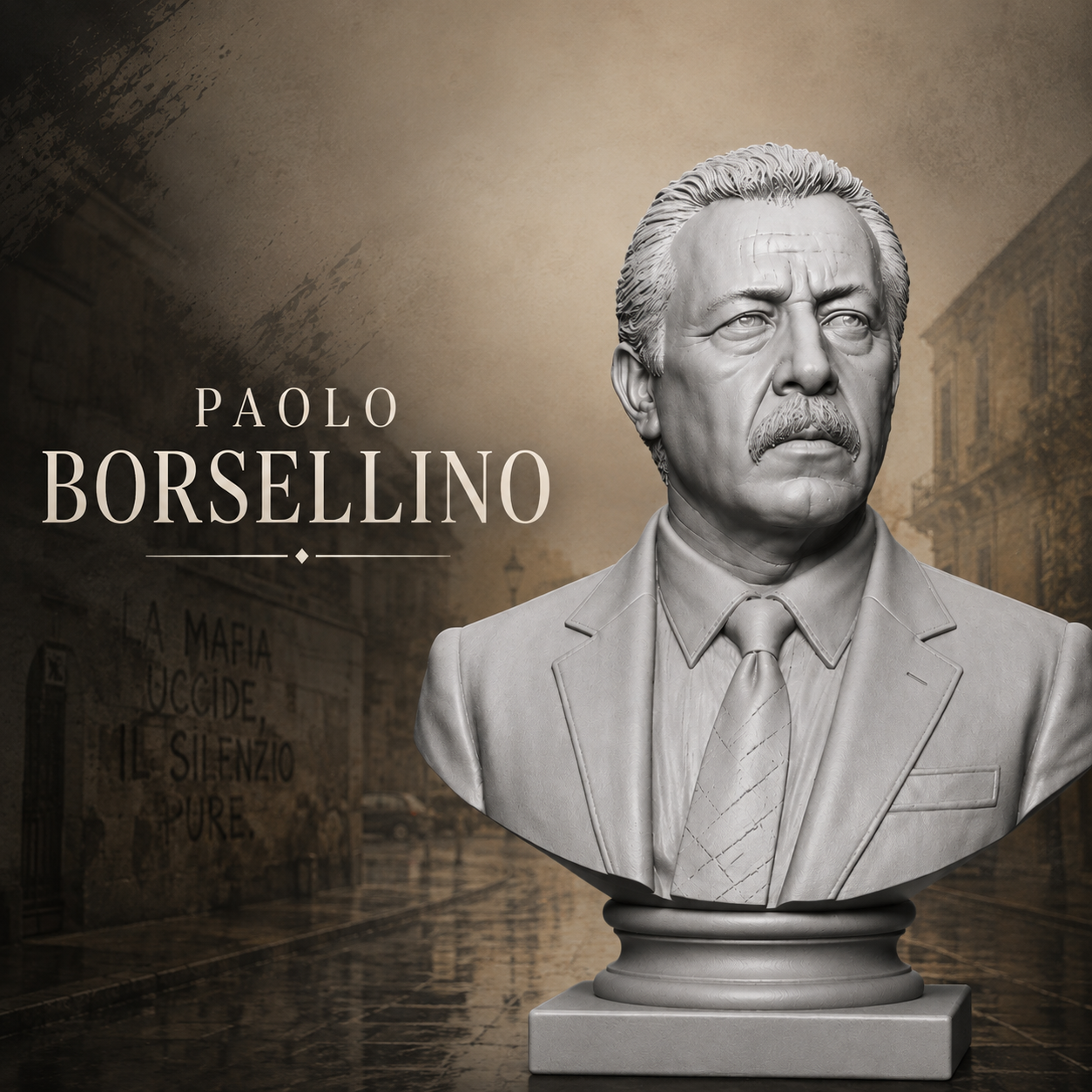 Busto Paolo Borsellino