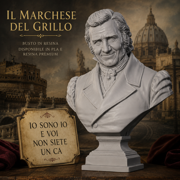 Busto Alberto Sordi- Il Marchese del Grillo