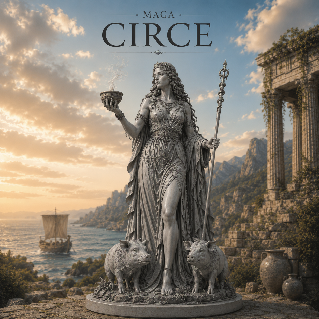 Circe – Maga dell Odissea | Miniatura Mitologica