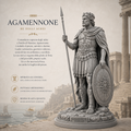 Agamennone – Re degli Achei | Miniatura Mitologica